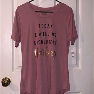 Today I Will Do Absolutely Nothing Shirt